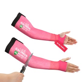 Schwer AIR-SKIN ANSI A6 Cut Resistant Sleeves S901-P, Arm Sleeves for Men and Women, High Risk Arm Protection Sleeves for Thin Skin, Gardening Sleeves for Farming, Protective Sleeves for Arms