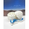 3D Printed Baby Dragon with Dragon Egg, Articulated Clover Crystal
