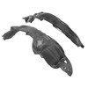 HECASA Front Inner Fender Liner Compatible with 2006-2011 Honda Civic