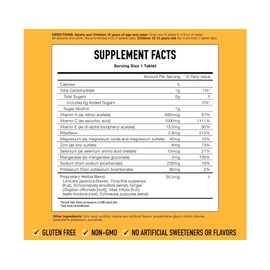 Airborne Zesty Orange Effervescent Tablets, 10 count - 1000mg of Vitamin C - Immune Support Supplement (Pack of 11)