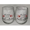 Generic 2 Piece Stemless Wine Glass Set (Wine is my