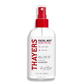 Thayers Alcohol-Free Witch Hazel Facial Mist Toner with Aloe Vera, Rose Petal, Soothing and Hydrating, For All Skin Types, 8 oz