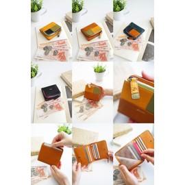 Dakota DA-31620 Women's Bi-fold Wallet, Genuine Leather, Camel