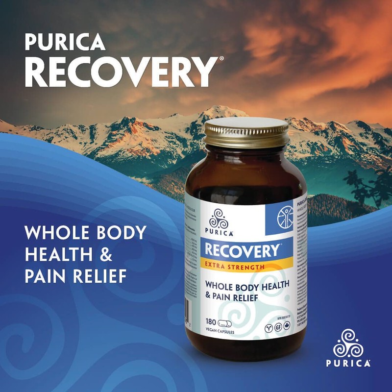 PURICA Purica Recovery Extra Strength Joint Support Supplement, 180 Vegan