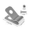 ANCLLO 100 Pieces Stainless Steel Fence Mounting Brackets, Fence Panel