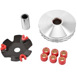 Trkimal High Performance Racing Variator Kit with 6.5 gram Copper Roller Weights for Chinese Scooter Moped ATV Go Kart Taotao GY6 50cc 80cc 1P39QMB 1P47QMD (GY6-50/80CC)