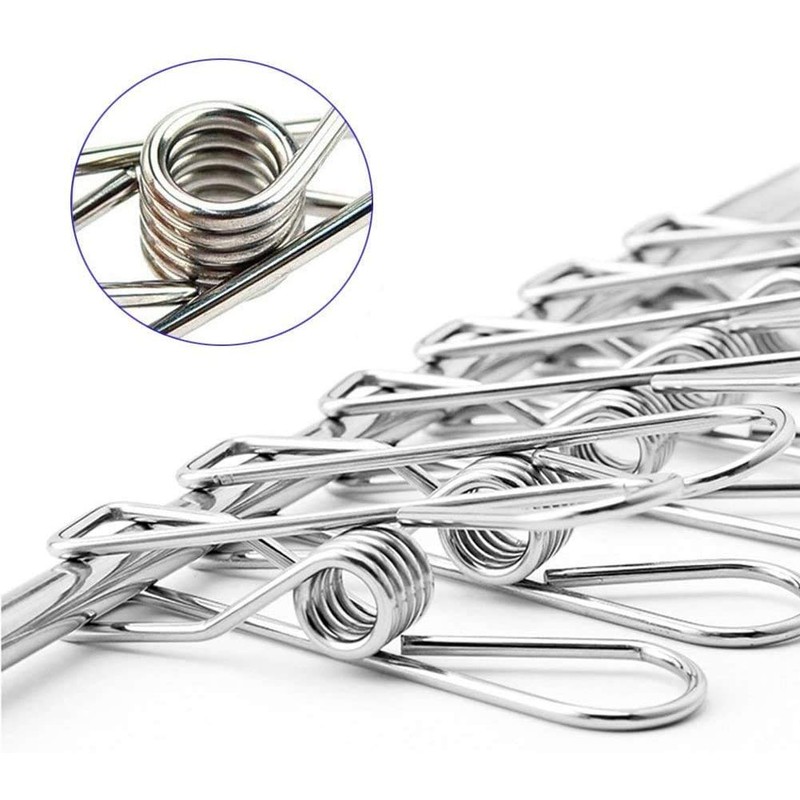 Skroad 2 Pack Stainless Steel Sock Drying Rack with 72