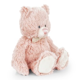 DEMDACO Gender Reveal Pink Teddy Bear 6 x 7 Inch Polyester Childrens Plush Stuffed Animal