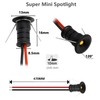 kpslucerna 10pcs 0.5W Mini Recessed Ceiling Spotlight 12V Kitchen Stair