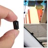 Clips Autoadhesivos para Organización de Cables, 40 Piezas, Negro, Plástico,