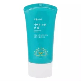 식물나라 가벼운 수분 선 젤 로션 썬로션 선크림 60ml 1개 Plant Nation Lightweight Hydrating Sun Gel Lotion Sunscreen 60ml