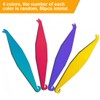 PYRUVAE Orthodontic Braces with 5 Placements, 500 Pieces Orthodontic Elastic