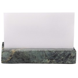 Business Card Holder for Desk - Marble Business Cards Holder for Desktop - Desk Organizers and Accessories -Display Stand for Office Organization