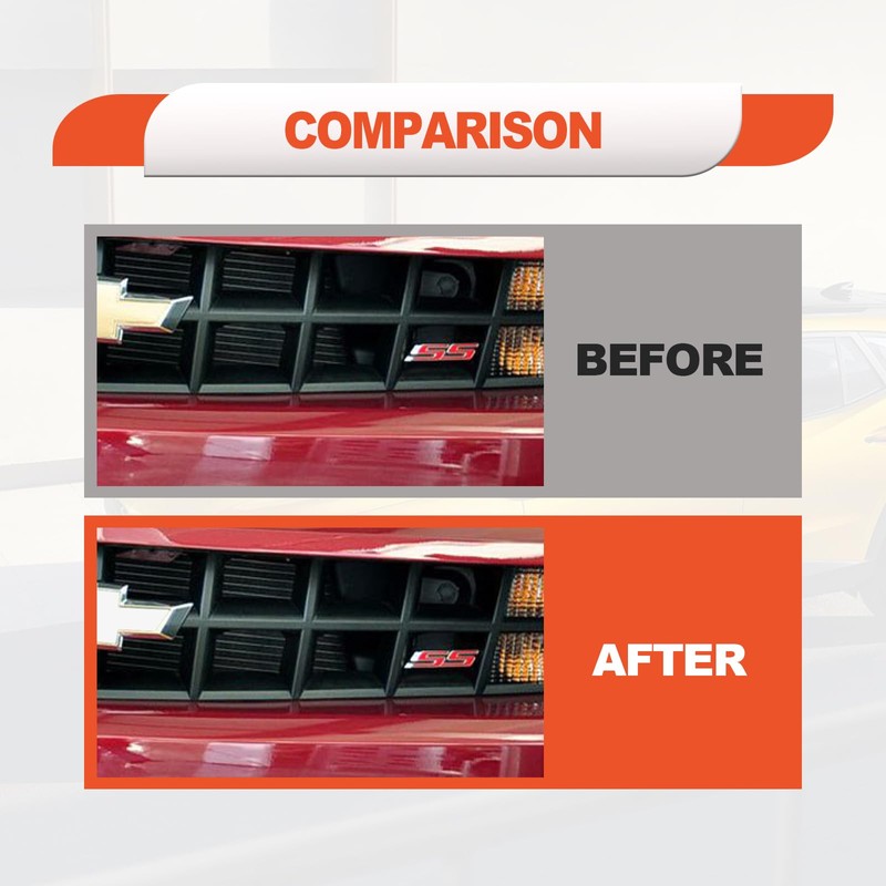 3PCS Silver Cut Your-Own Emblem Overlay DIY Decals for Chevy