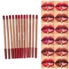 12 Colors Lip Liner Matte Lipstick Lipliner Waterproof Sweat Resistant