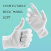 ANSMIO 12 Pairs Cotton Gloves, White Gloves for Dry Hands,