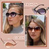 RRICHH 2 Pairs Polarised Sunglasses Womens Retro Trendy Oversized Driving