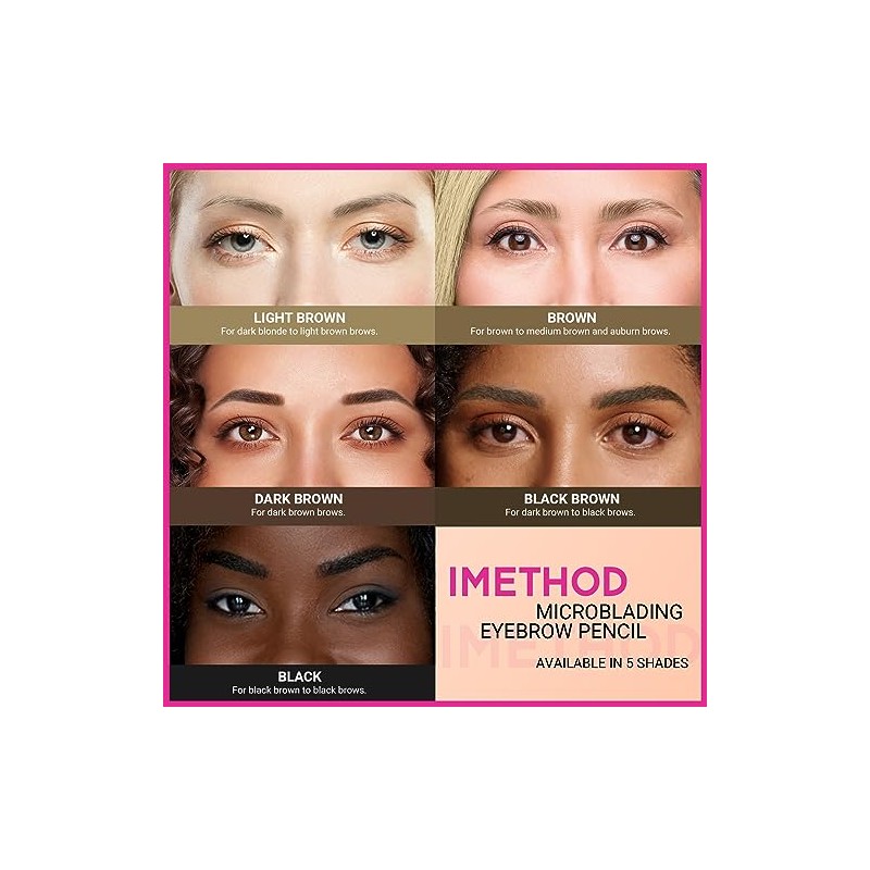 iMethod Lápiz De Cejas Microblading 2 En 1 Con Doble