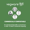 Vegware Compostable Wrapped Plastic Straws, Case of 6500, 8.25" Long,
