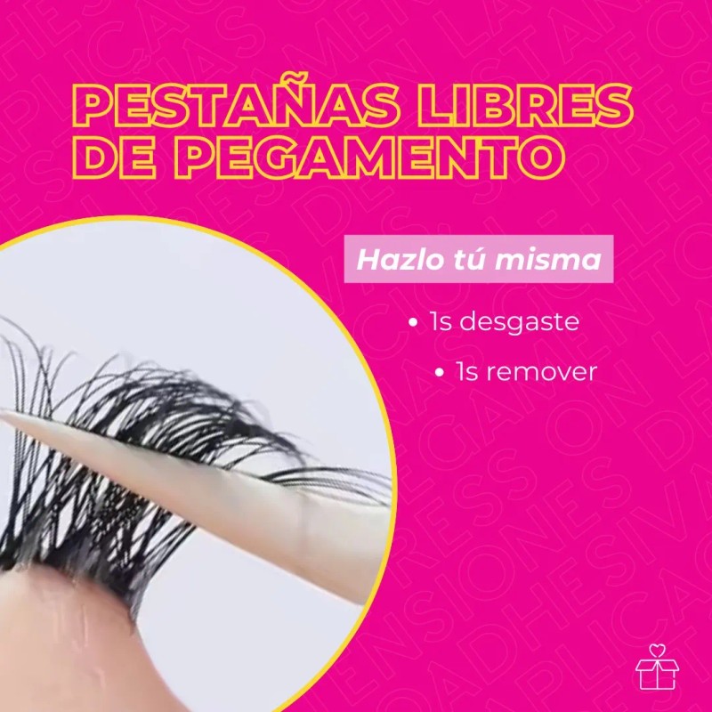 Extensiones De Pestañas Gollee No Necesitan Pegamento Lashes