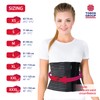 TOROS-GROUP Atmungsaktiv Postpartum Gürtel/Postoperative Binder Bauch Band Elastische 24 cm