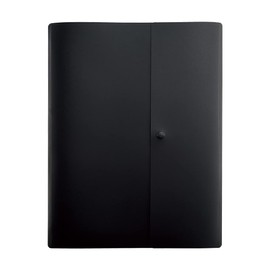 Lihit Lab Noir x Noir Pocket Holder, A4, Black F5907