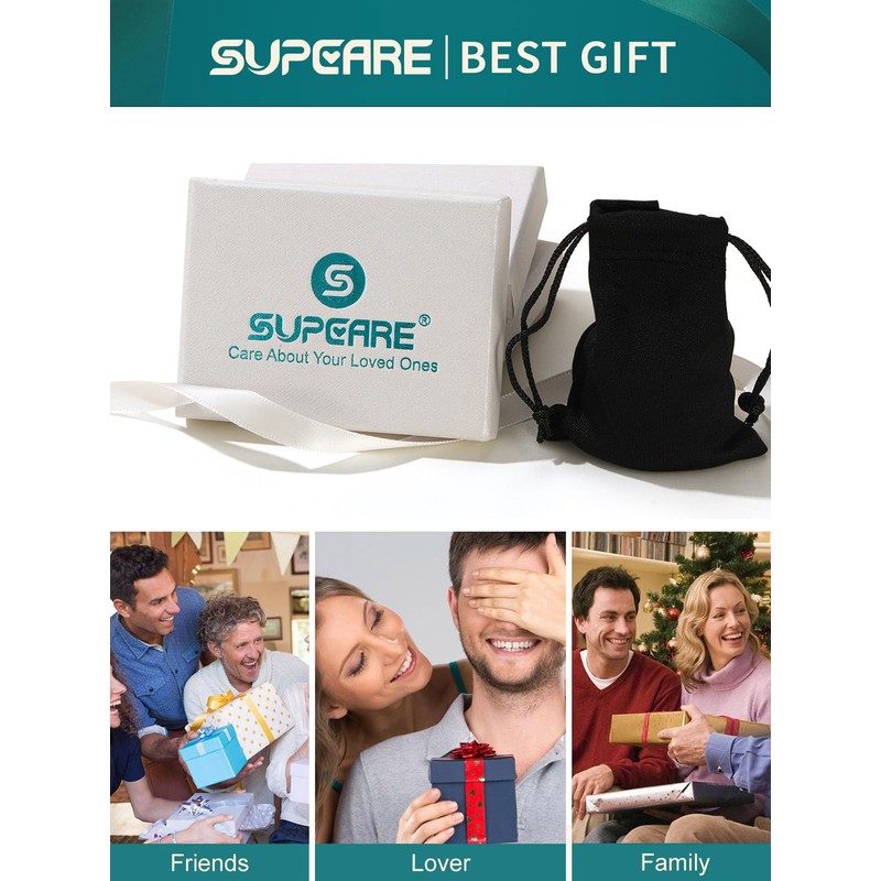 Black Cross Necklace, Men's Stainless Steel Large Cross Pendant Strong