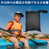 EsiFare レインコート収納バッグ 濡れた服のバッグ 防水 再利用可能なおむつ袋 濡れた 衣類収納袋 乾湿分離 ジッパー付き収納ポーチ オックスフォード布