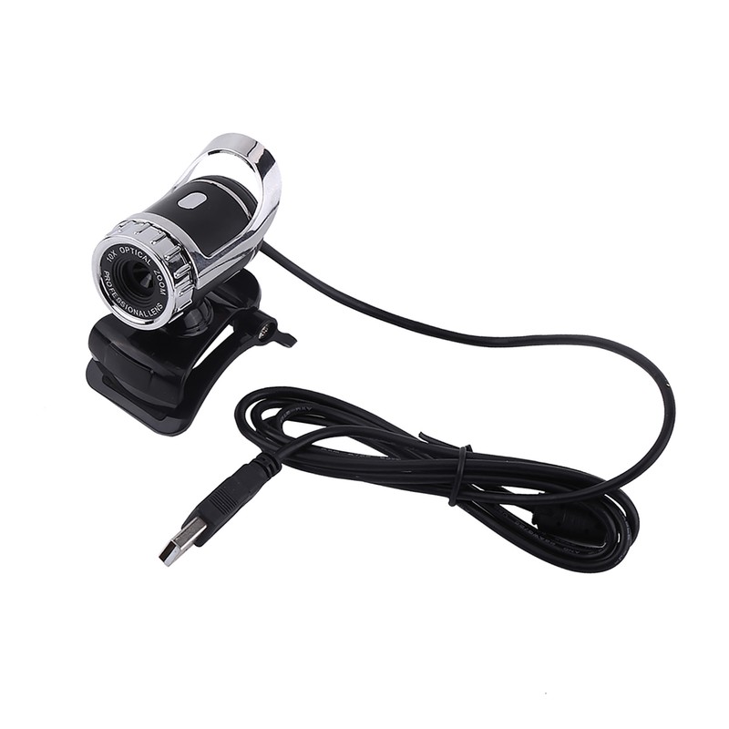 12M Pixels Clip on Webcam Web Camera HD 360° Rotating