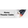 Steren 254-210BL 3-Feet 2RCA-2RCA Plugs Home Theatre Cable