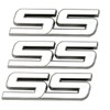 3pcs Metal SS Front Door SS Emblem Car Badge Sticker