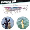 Luminous Squid Jig Hooks Shrimps Lure Saltwater Fishing Lures Octopus