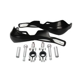 KACEPAR Motorcycle Aluminum Hand Guards, 1 Pair Dirt Bike Hand Guards Handguards Brush Bar, Universal Fit for 22mm-28mm (7/8"-1 1/8") for ATV Motocross Dirt Bike Off-Road - Red