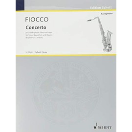 Concerto Sol majeur: cello (tenor saxophone) and orchestra. Réduction pour piano avec partie soliste.