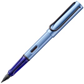 Lamy LAMY AL-star leichter Füllhalter 0E1 aus Aluminium in aquatic mit ergonomischem Griff und polierter Stahlfeder Strichbreite Extra Fein, inkl. Tintenpatrone T 10 blau