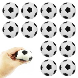 12 stück mini fussbälle, wutball für Kinder, antistressbälle, mini schaumstoffbälle, für Kinder und Erwachsene fußball Party