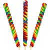 3 Jumbo Rainbow Twisty Lollipops 12" Inch Individually Wrapped, Mixed