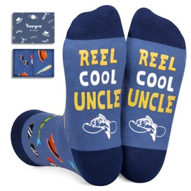 HAPPYPOP Uncle Gifts From Niece Nephew - Favorite Uncle Gifts, Great Uncle Gifts Tio Gifts, Best Uncle Socks For Men