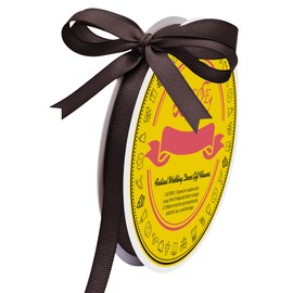 LEEQE Brown Grosgrain Ribbon 3/8 inch X 50 Yards Brown Ribbon for Gift Package Wrapping Wreath Baby Shower and Other Projects