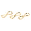 300PCS Carp Fishing Wire Eyes Sinker Steel Alloy Screw Leads