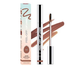 JIMYAUQIN Peel-Off Lip Liner Matte Tattoo, Ultra Chic, Long Lasting, 0.12 fl oz (Brown, 1Pc)