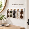 Wall Mounted Sunglasses Organizer for Eyewear Storage – Wooden Glasses