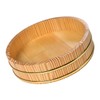 MAGICLULU Traditional Sushi Oke Japanese Wooden Sushi Rice Mixing Bowl