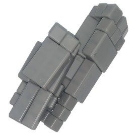 Antsy Lab PIXL Starter Pack 4 Size Antsy Labs Magnet Building System Kid Art Toy Grey 40ct