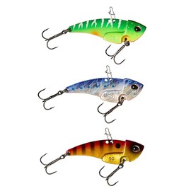 Berkley Power Blade Metal Fishing Lure 3 Pack – Ideal for Lure Anglers Fishing for Perch, Pike, Zander, Chub, Trout, and More – A Finesse Lure Designed to Bring Bites, 18g | 59mm