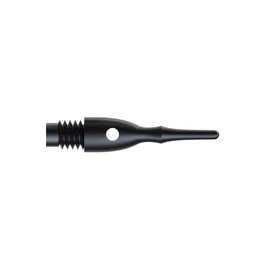 Bull's Megapoint Short Soft Tips, Dart Tips, 6 mm, Colour: Black
