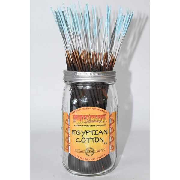 Nature's Enlightenment Egyptian Cotton Wildberry Incense Sticks- 10 Sticks- Incense