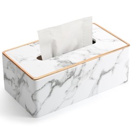 Meewtunn Tissue Case, Stylish PU Leather, Tissue Box, Tissue Cover, Paper Towel Case, Regular Size, Inner Dimensions (W x D x H): Approx. 9.8 x 5.3 x 3.7 inches (25 x 13.6 x 9.4 cm), For Home and