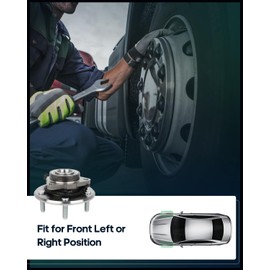 SCITOO Wheel Bearing and Hub Replaces 515151 Front fit for Ram 1500 Classic 2019-2021, for Ram 1500 2012-2018 Hub Bearing Assembly 5 Lugs W/ABS [1pc]