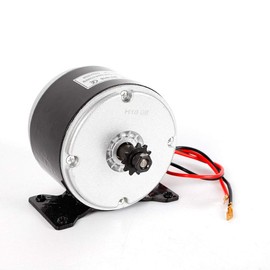 24V 250W Electric Motor DC 2750RPM Permanent Magnet Electric Motor Brushed for E Scooter Go-Kart Drive Mini Bike Speed Control, MY1016